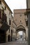 A view of Ponte Molino, Roman segmental arch bridge across the Bacchiglione river.