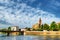 View of the Ponte Navi and the Saints Fermo and Rustico. Verona