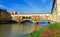 View of Ponte Vecchio over Arno River in Florence