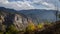 View of the Pontic Mountains near the city of Torul, Gumushane province in the Black Sea region of Turkey.