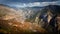 View of the Pontic Mountains near the city of Torul, Gumushane province in the Black Sea region of Turkey