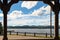 View of Pontoosuc Lake and Berkshire Mountains, Pittsfield Massachusetts