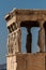 View of the Porch of the Maidens or Caryatid Porch from the The Erechtheion