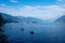 View from the Port of Ascona over the Lago Maggiore, Switzerland