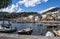 View of the port of Ascona and promenade, Switzerland