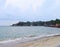 View of Port Blair - Capital City of Union Territory Andaman Nicobar Islands, India from Beach with Sea of Bay of Bengal