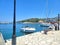 A view of the port of boats in Sivota in the municipality Igoumenitsa, Greece
