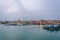 View of the port of Catania, Sicily, Italy