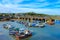 View of Port of Folkestone Kent United Kingdom