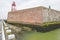 View of the port of the historic city of Vlissingen in spring