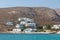 View of the port on the island of Folegandros. Cyclades Archipelago, Greece