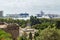 View of the port of Malaga, Spain