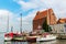 View of the port of Stralsund, Germany