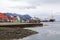 View of the port of Ushuaia, Argentina