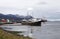 View of the port of Ushuaia, Argentina