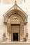 View at the Portal of Cathedral of Assumption of St.Mary in Altamura, Italy