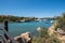 View of Porto Cervo, Italian seaside resort in northern Sardinia, Italy. Centre of Costa Smeralda, Sardinia