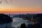 View of Porto and Douro river and Arrabida Bridge