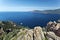 View of Porto Gulf in Corsica from Calanques de Piana