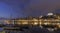 View of porto with rabeiro classic boat at sunset