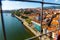 View of Portugalete from Vizcaya Bridge