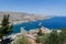 View of Pothia, the port town of Kalymnos island, Greece