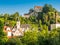 View of Pottenstein Castle in Franconian Switzerland