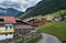 View of Pozza di Fassa, a commune at the northern Italia