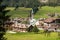 View of Pozza di Fassa, a commune at the northern Italia