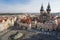 View Prague from above, Old Town square