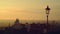 View of the Prague city, Czech republic, panorama in the early morning from the walls of Hradcany castle