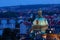 View of Prague at night