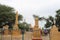 View of the premises of Tanot Rai Mata Temple in Jaisalmer