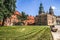 A view of the Presbytery, the Wawel Cathedral and the Cathedral Museum located at Wawel architectural complex in Krakow, Poland.