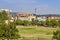 View of Pretoria with statue of Louis Botha, gardens, Sheraton Hotel and the John Vorster Tower