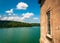 View of Prettyboy Reservoir from Prettyboy Dam, in Baltimore County, Maryland.