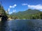 View of Prideaux Haven, in Desolation Sound, British Columbia, C