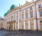 View of the Primates Palace in the old city centre. One of the most beautiful classicist buildings in Slovakia, Bratislava