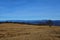 View of Primorska region of Slovenia with Nanos mountain