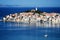 View of Primosten, Croatia. Dalmatian coast