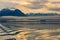 View of Prince William Sound in Alaska near Valdez