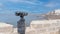 view of the promenade of the historic Catalan ramparts of Alghero, Sardinia