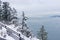 View of Prospect Point Lookout in Stanley Park in Vancouver.