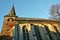 View of Protestant City Church in the Picturesque old town of Wuelfrath