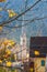 View of Protestant parish church in Hallstatt, Austria