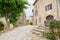 View on Provence village roof and landscape.