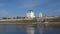 View of the Pskov Kremlin, October Sunny morning. Pskov, Russia