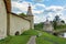 View of Pskov Krom and the wall of the Roundabout city