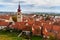 View of Ptuj the oldest town of Slovenia