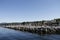 View of public marine harbour at Westview, British Columbia